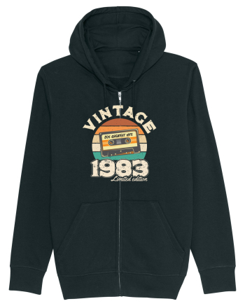 Vintage 1983 Retro sunset casette Black