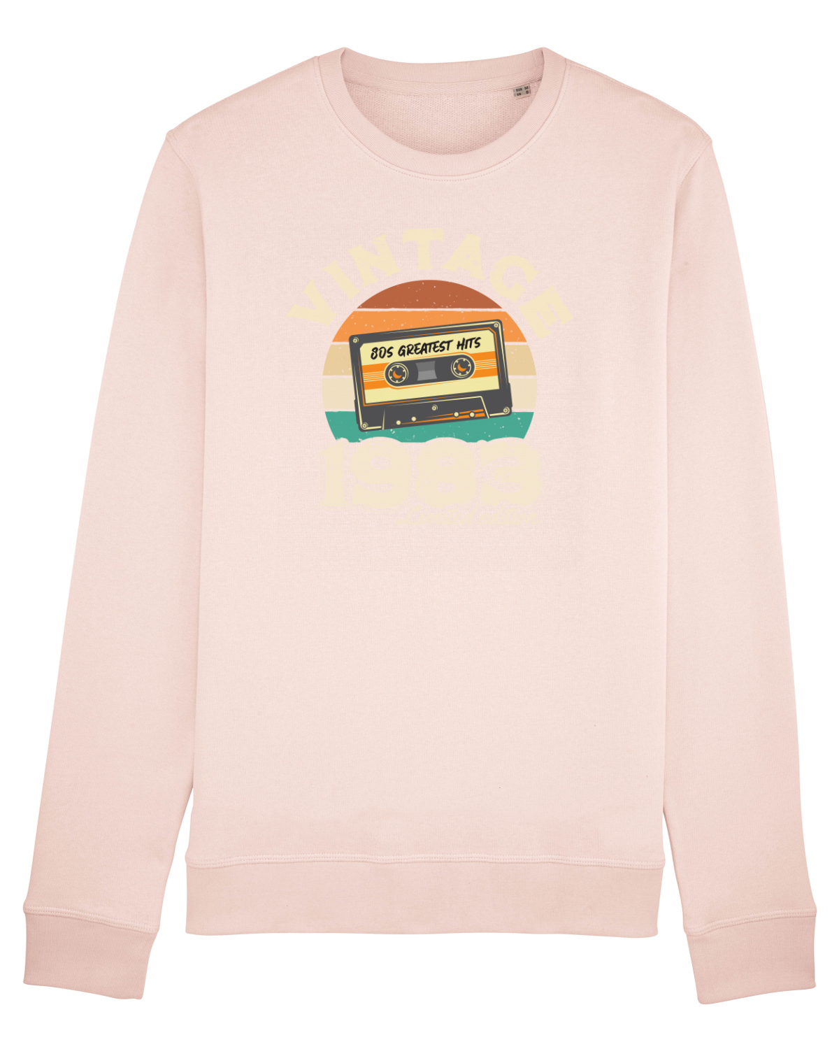 Bluză mânecă lungă Unisex Rise Candy Pink
