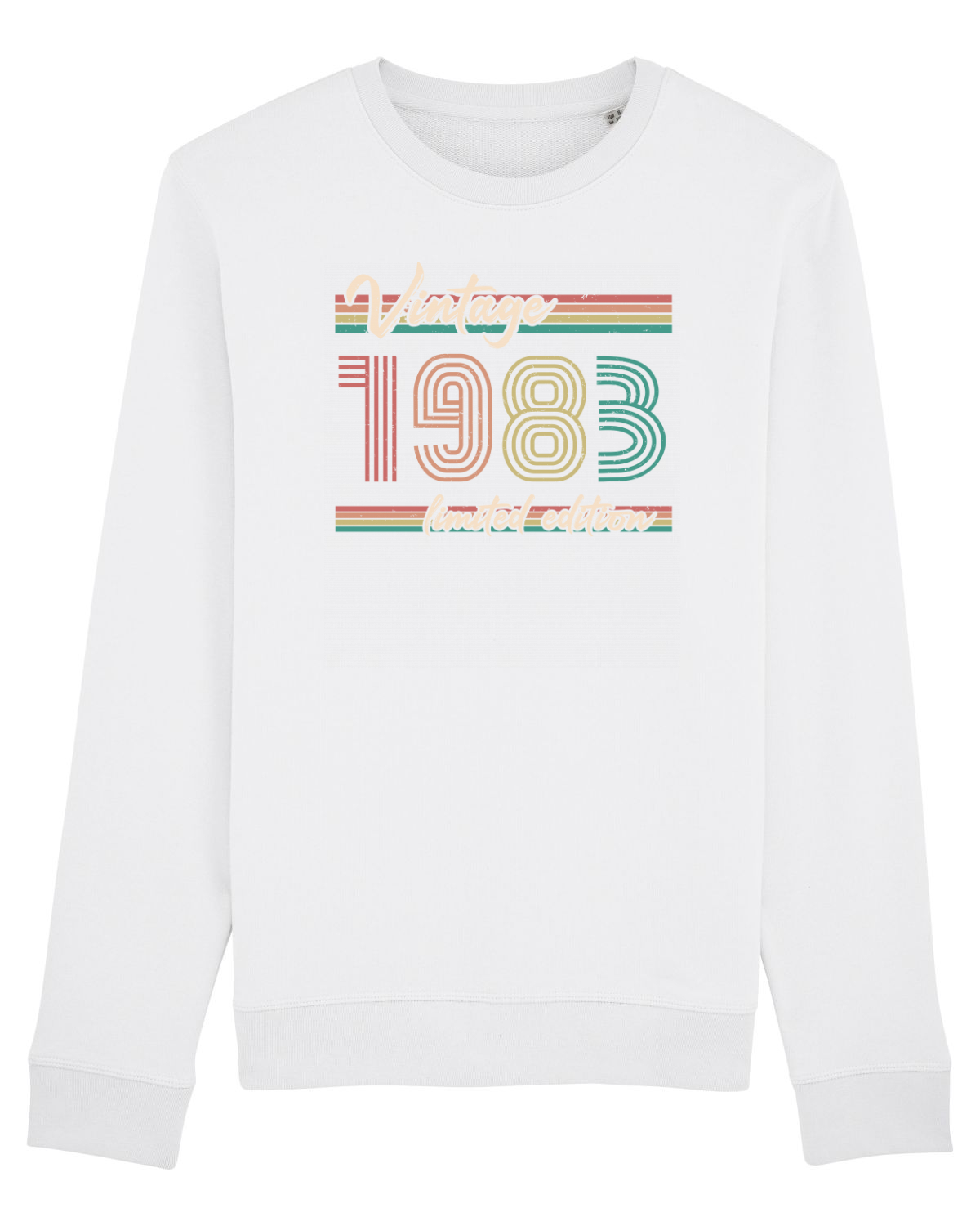 Bluză mânecă lungă Unisex Rise White