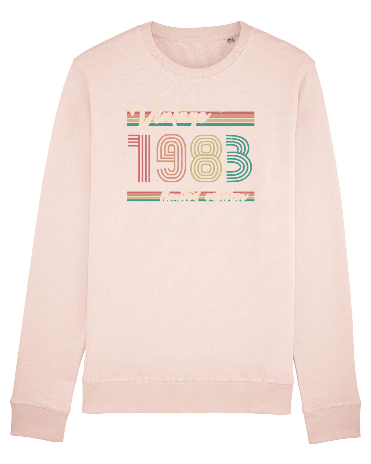 Bluză mânecă lungă Unisex Rise Candy Pink