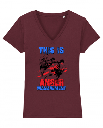 Anger Management Burgundy