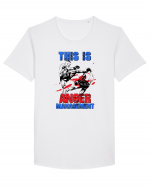 Anger Management Tricou mânecă scurtă guler larg Bărbat Skater