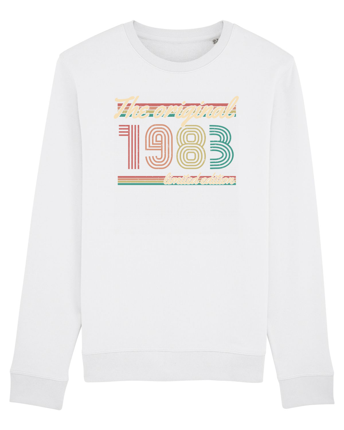 Bluză mânecă lungă Unisex Rise White