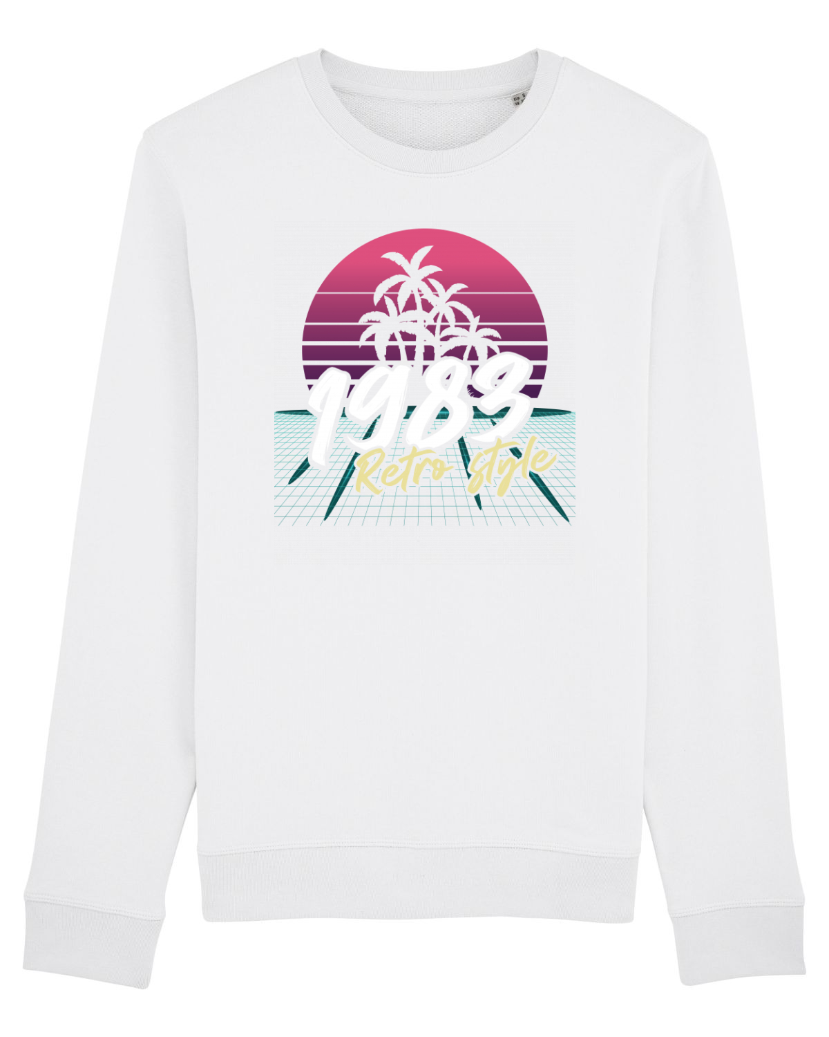 Bluză mânecă lungă Unisex Rise White