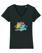 Arts Tricou mânecă scurtă guler V Damă Evoker