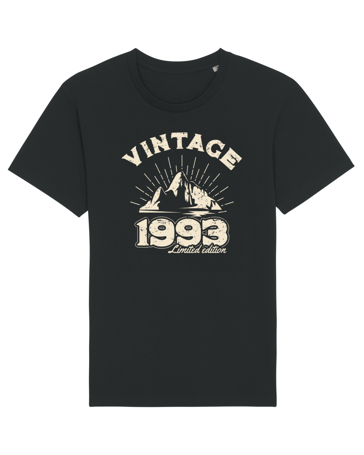 Tricou mânecă scurtă Unisex Rocker Black