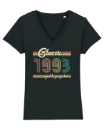 Vintage 1993 ST Classic aged to perfection Tricou mânecă scurtă guler V Damă Evoker