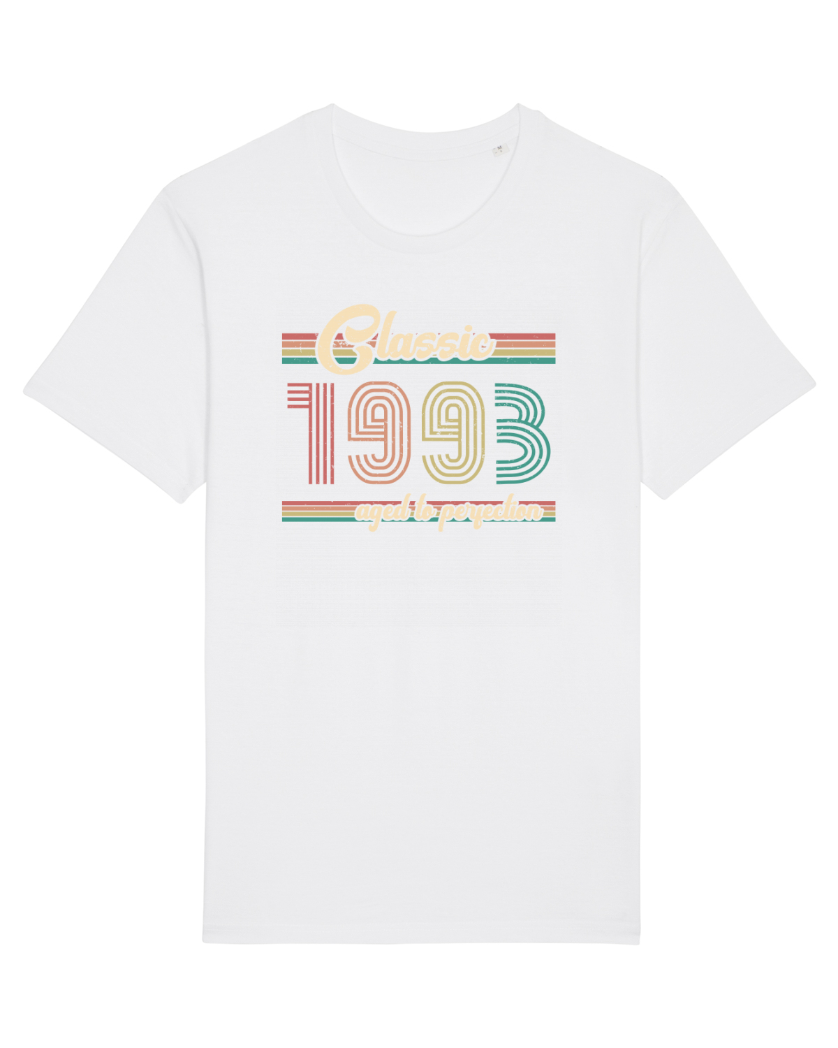 Tricou mânecă scurtă Unisex Rocker White