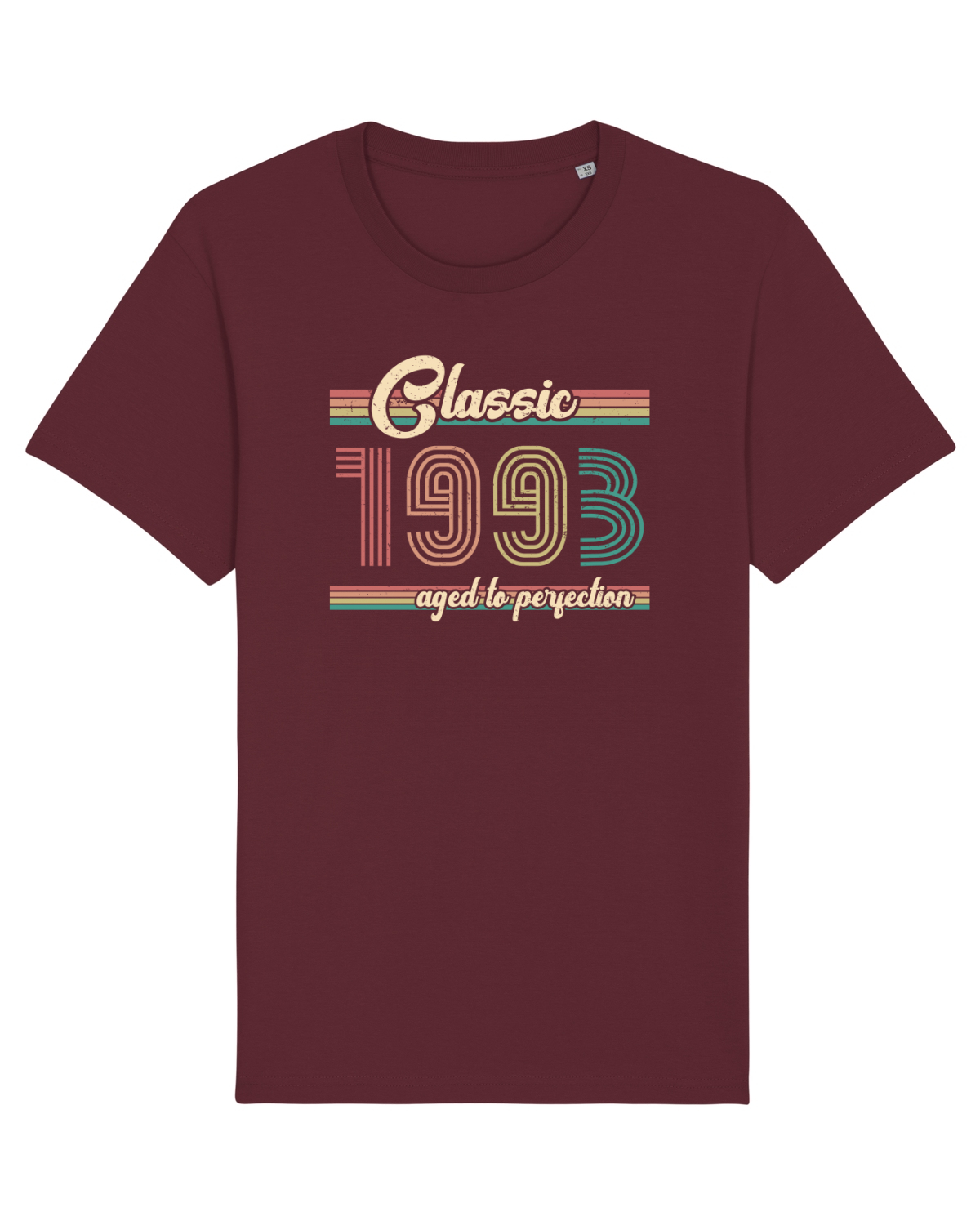 Tricou mânecă scurtă Unisex Rocker Burgundy