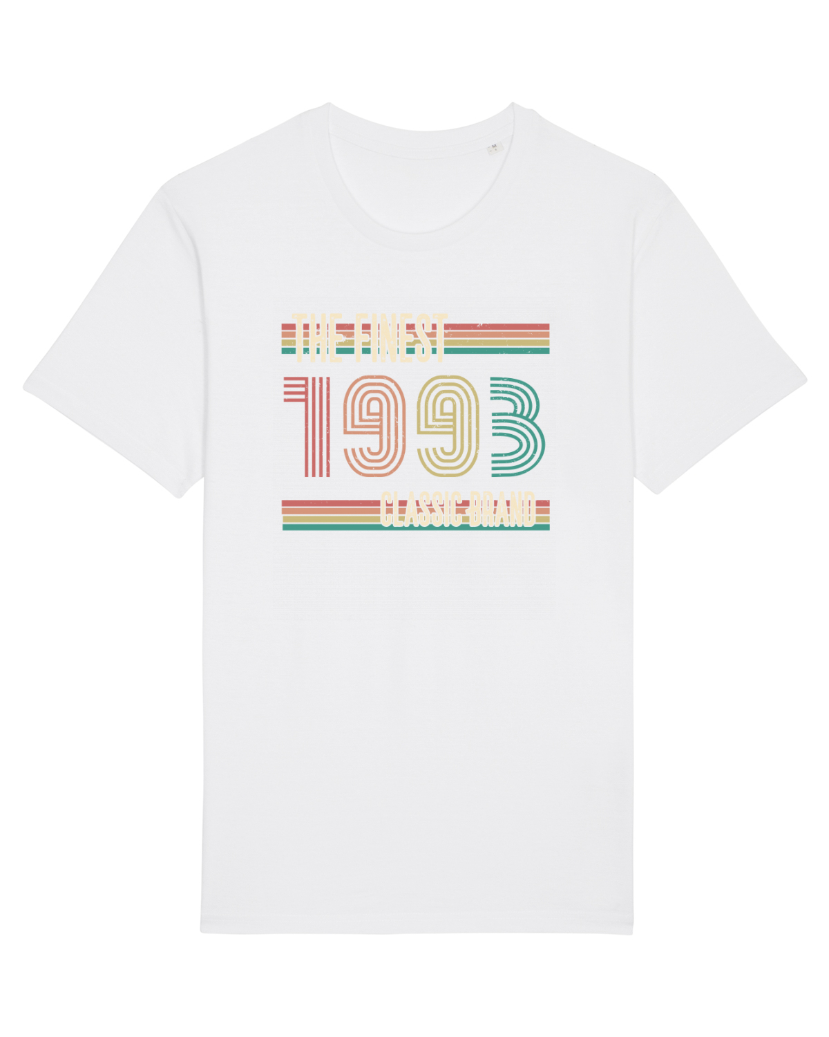 Tricou mânecă scurtă Unisex Rocker White