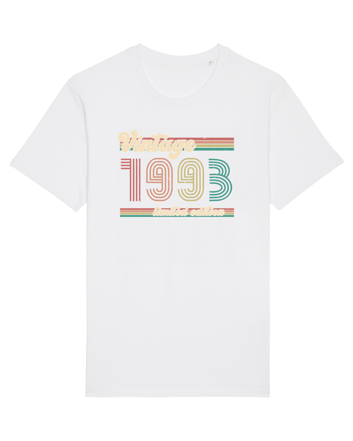 Tricou mânecă scurtă Unisex Rocker White