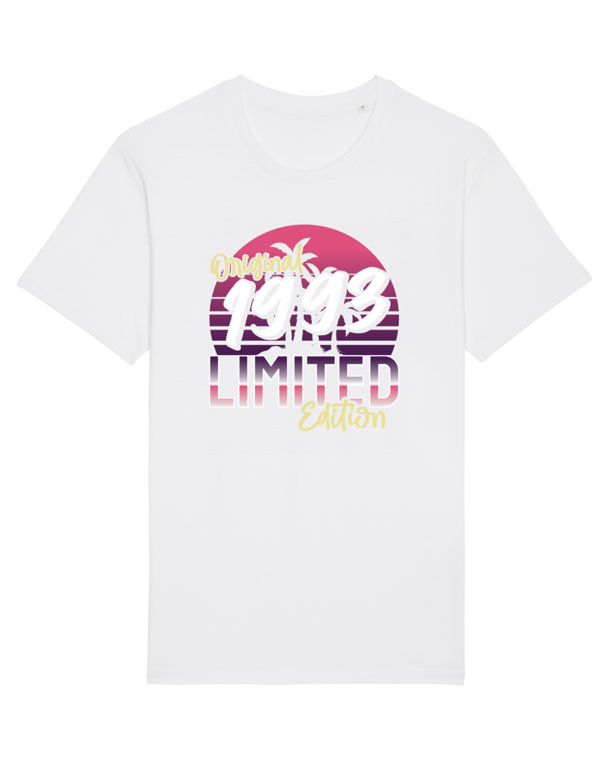 Tricou mânecă scurtă Unisex Rocker White