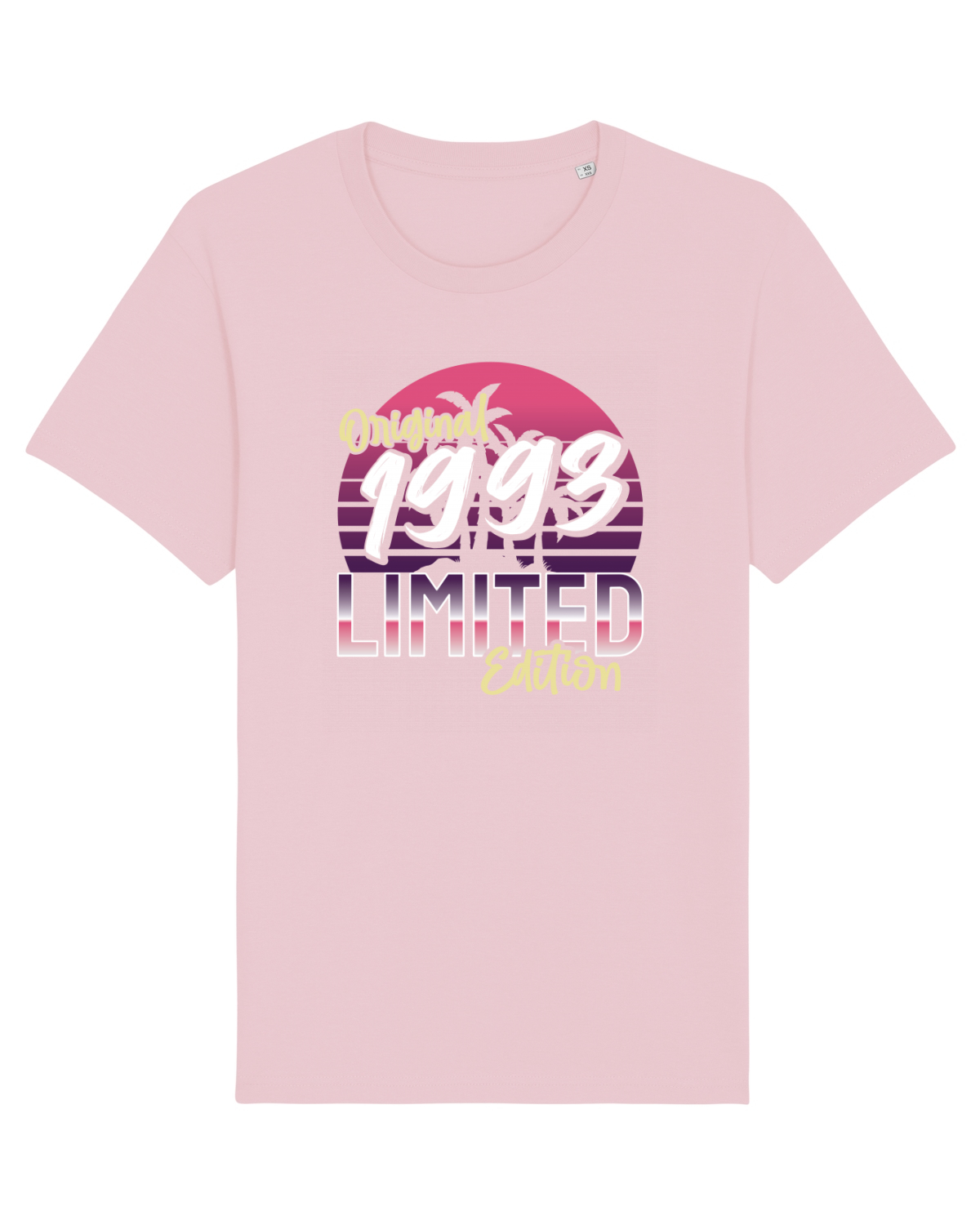 Tricou mânecă scurtă Unisex Rocker Cotton Pink