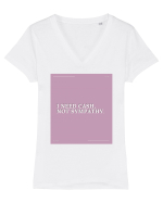 i need cash not symphaty2 Tricou mânecă scurtă guler V Damă Evoker