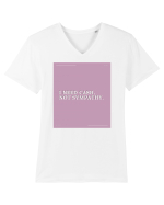 i need cash not symphaty2 Tricou mânecă scurtă guler V Bărbat Presenter