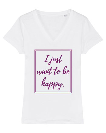 i just want to be happy6 White