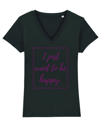i just want to be happy6 Black