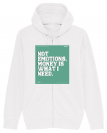 not emotions money is what i need2 Hanorac cu fermoar Unisex Connector