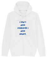 i don t need symphaty i need money2 Hanorac cu fermoar Unisex Connector