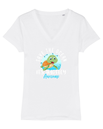 Save the ocean White