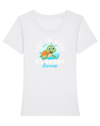 Save the ocean White