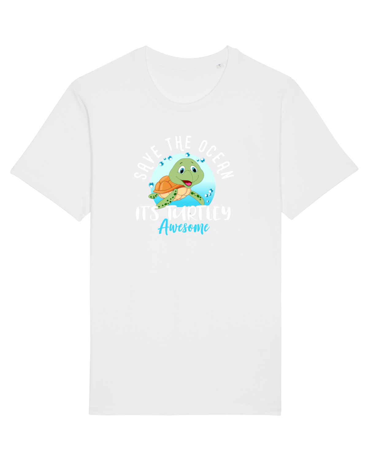 Tricou mânecă scurtă Unisex Rocker White