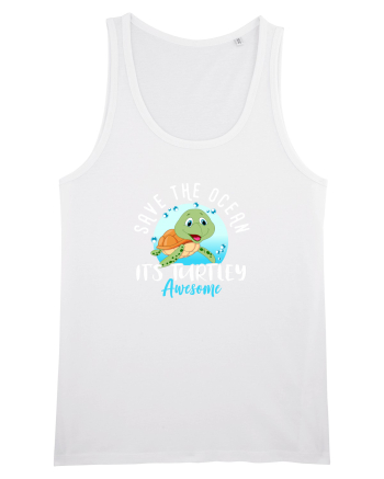 Save the ocean White
