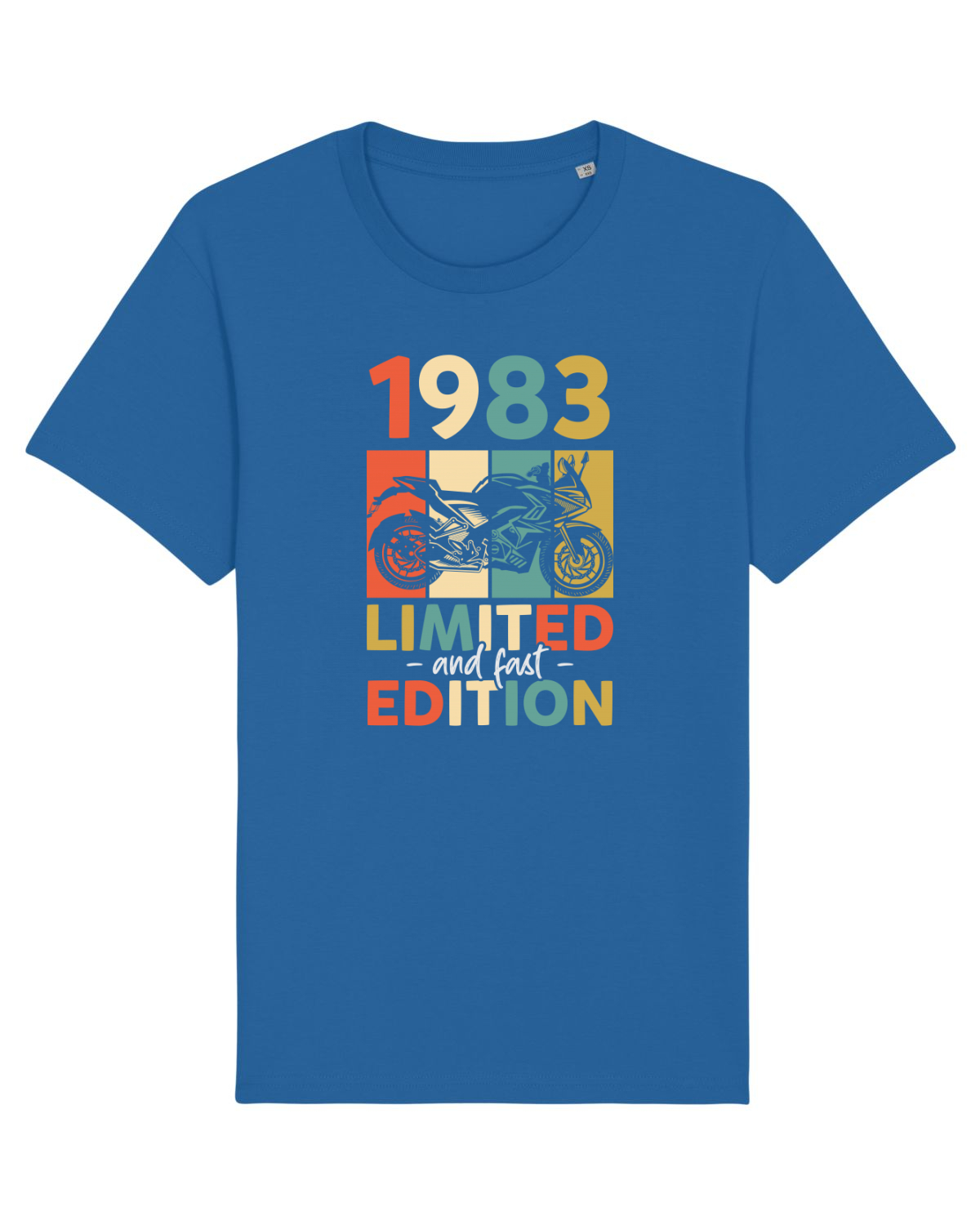 Tricou mânecă scurtă Unisex Rocker Royal Blue