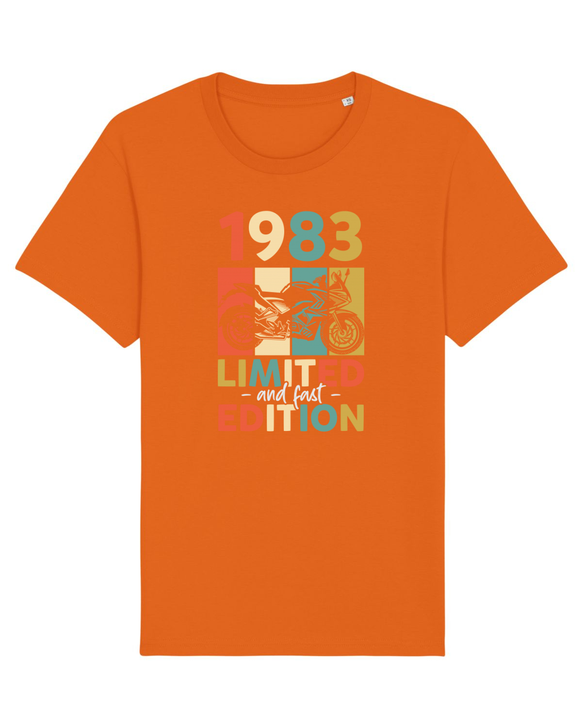 Tricou mânecă scurtă Unisex Rocker Bright Orange