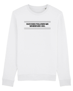 success follows me wherever i go3 Bluză mânecă lungă Unisex Rise
