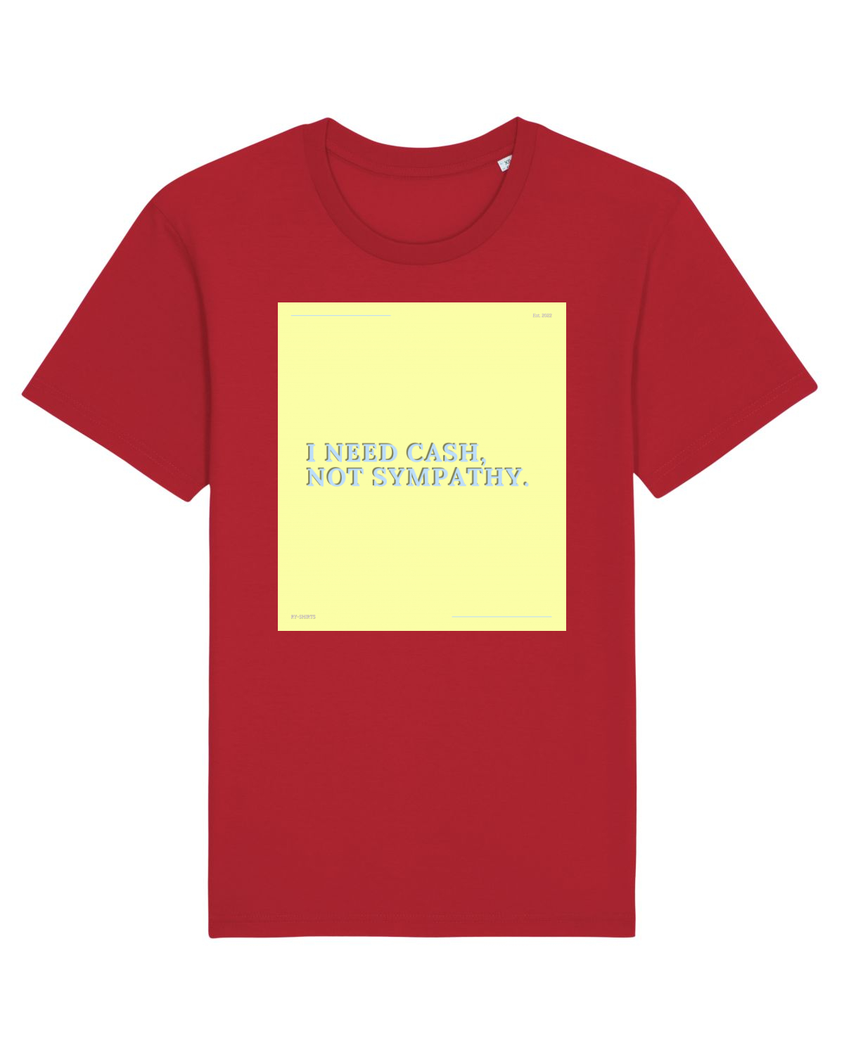 Tricou mânecă scurtă Unisex Rocker Red