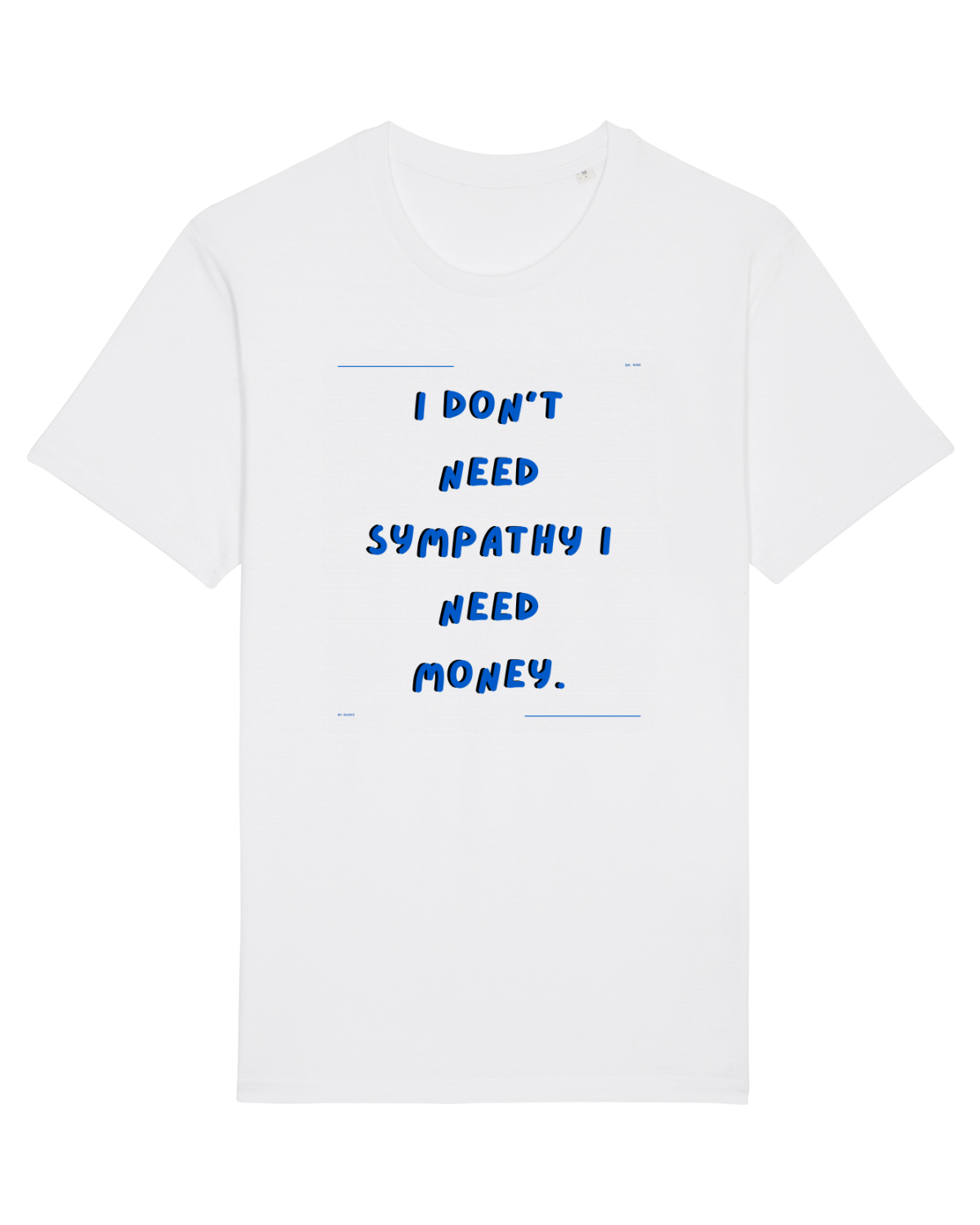 Tricou mânecă scurtă Unisex Rocker White