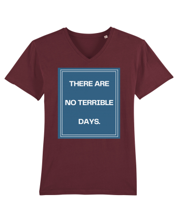 there are no terrible days4 Burgundy
