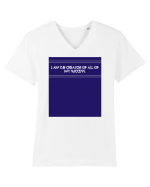 i am the creator of all my success Tricou mânecă scurtă guler V Bărbat Presenter