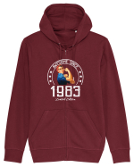 Awesome woman since 1983 Hanorac cu fermoar Unisex Connector
