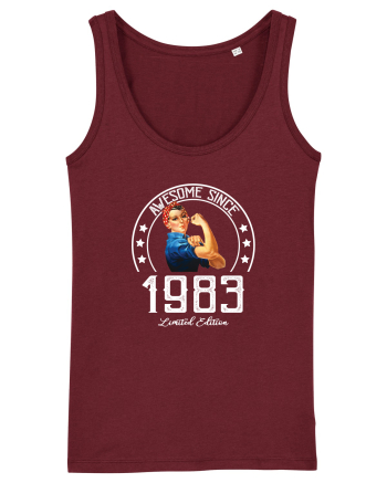 Awesome woman since 1983 Burgundy