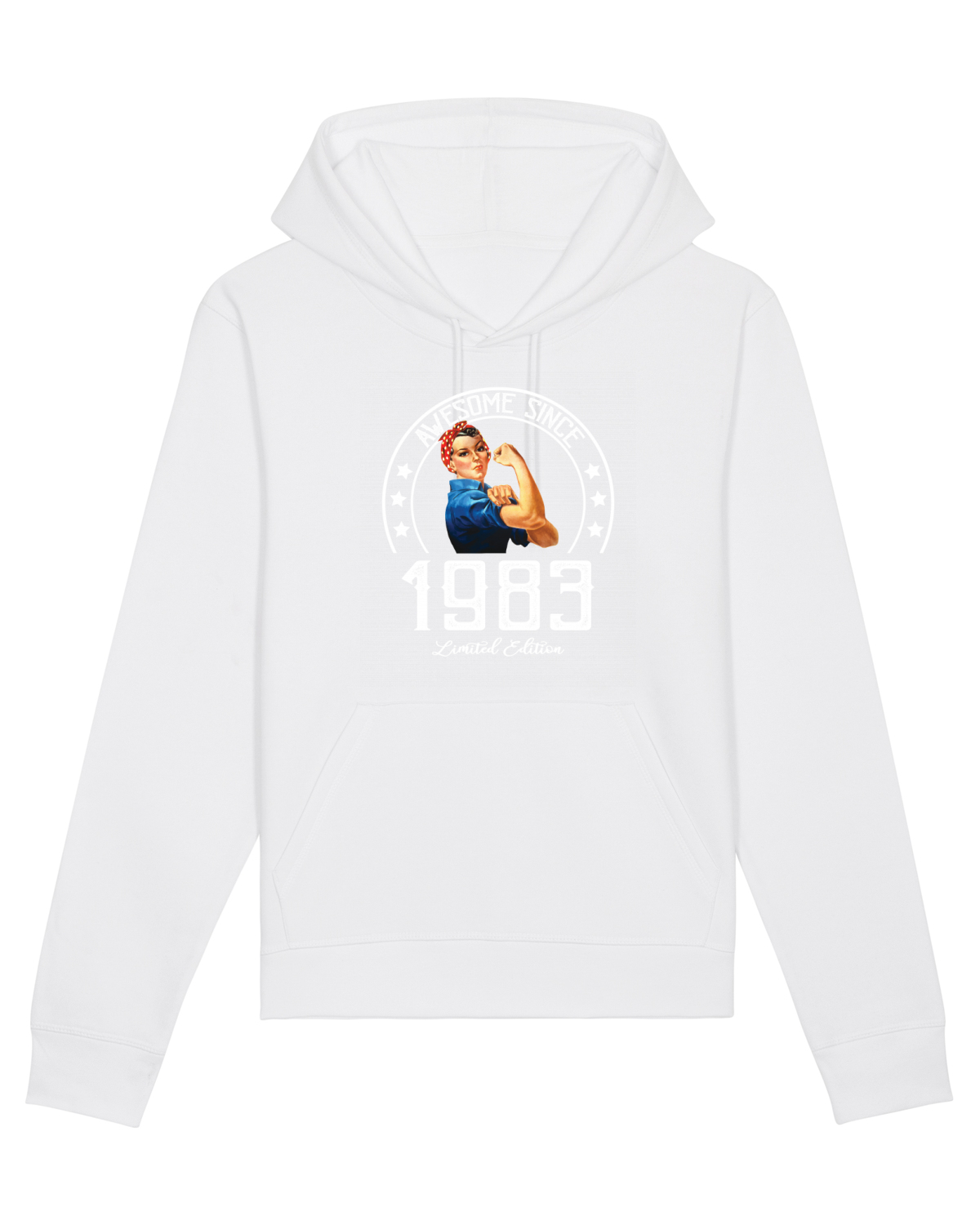 Hanorac Unisex Drummer White
