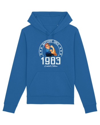 Awesome woman since 1983 Royal Blue