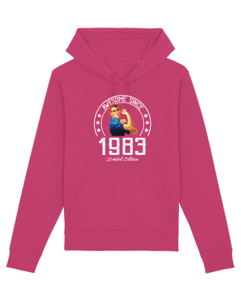 Awesome woman since 1983 Raspberry
