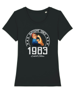 Awesome woman since 1983 Tricou mânecă scurtă guler larg fitted Damă Expresser
