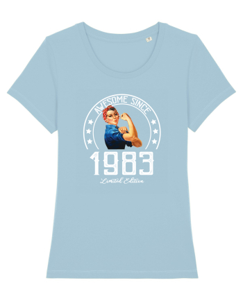Awesome woman since 1983 Sky Blue