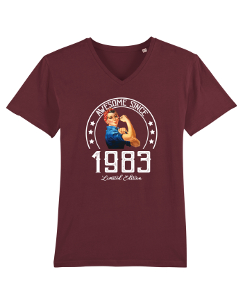 Awesome woman since 1983 Burgundy