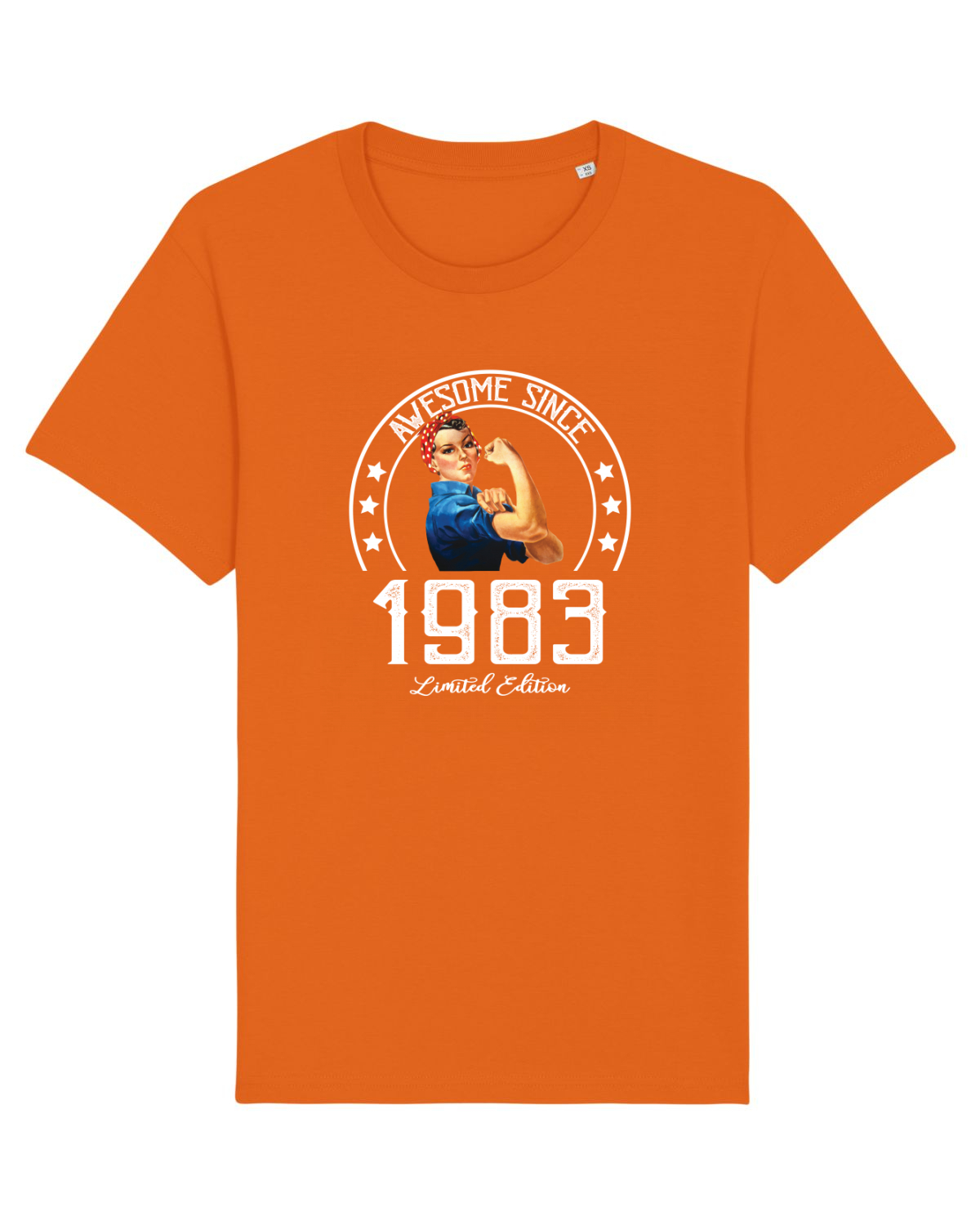 Tricou mânecă scurtă Unisex Rocker Bright Orange