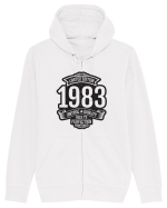 Limited edition 1983 vintage quality Hanorac cu fermoar Unisex Connector