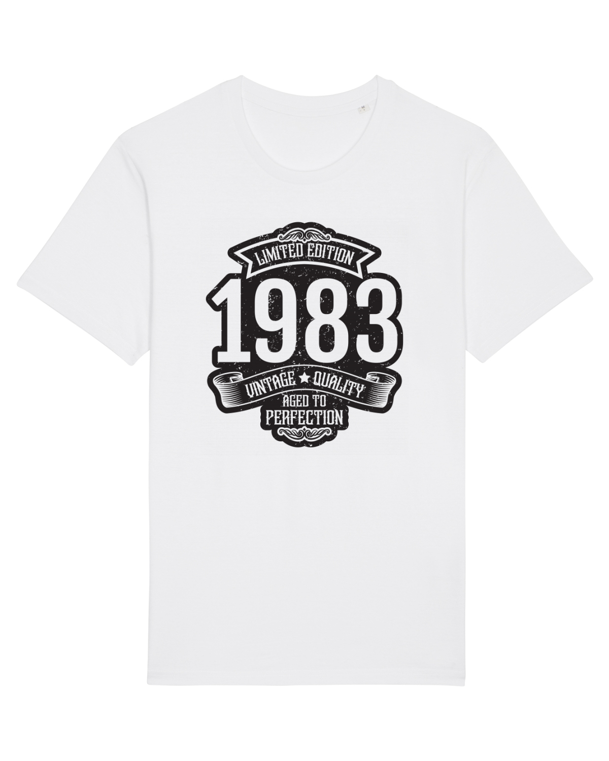 Tricou mânecă scurtă Unisex Rocker White