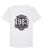 Limited edition 1983 vintage quality Tricou mânecă scurtă guler larg Bărbat Skater