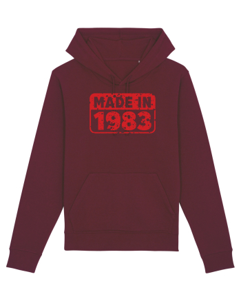 Simply made in 1983 Burgundy