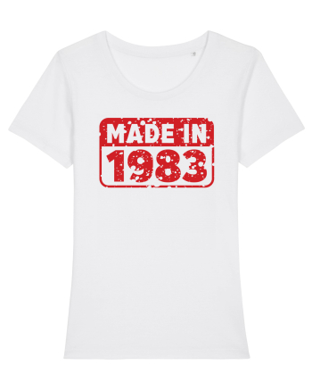 Simply made in 1983 White