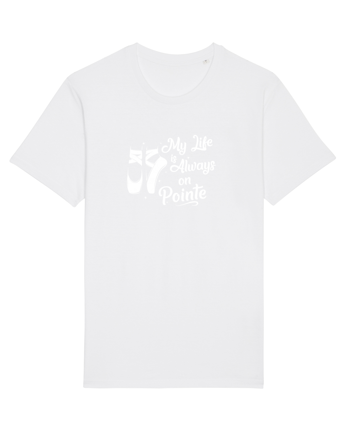 Tricou mânecă scurtă Unisex Rocker White