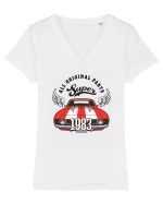 Super 1983 - all original parts Tricou mânecă scurtă guler V Damă Evoker
